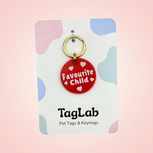 ‘Favourite Child’ Collar Charm